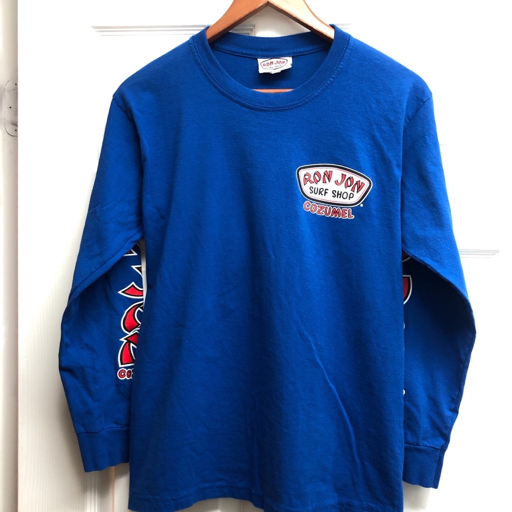 Ron Jon Surf Shop Medium Long Sleeve Surf Tee Cozumel with Logo